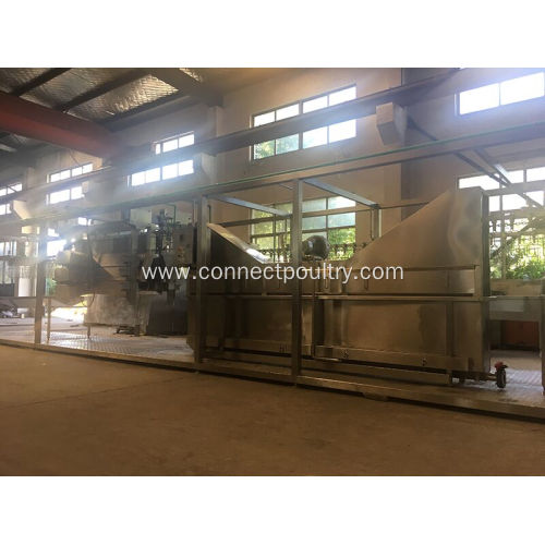 Compact chicken processing line